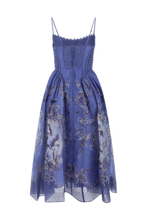 'Rebellion Mermaid Picnic' dress Blue