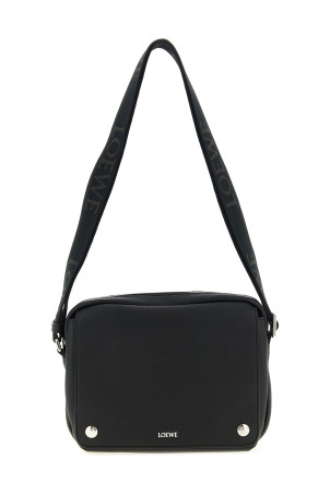 'Messenger Pebble' medium shoulder bag Black