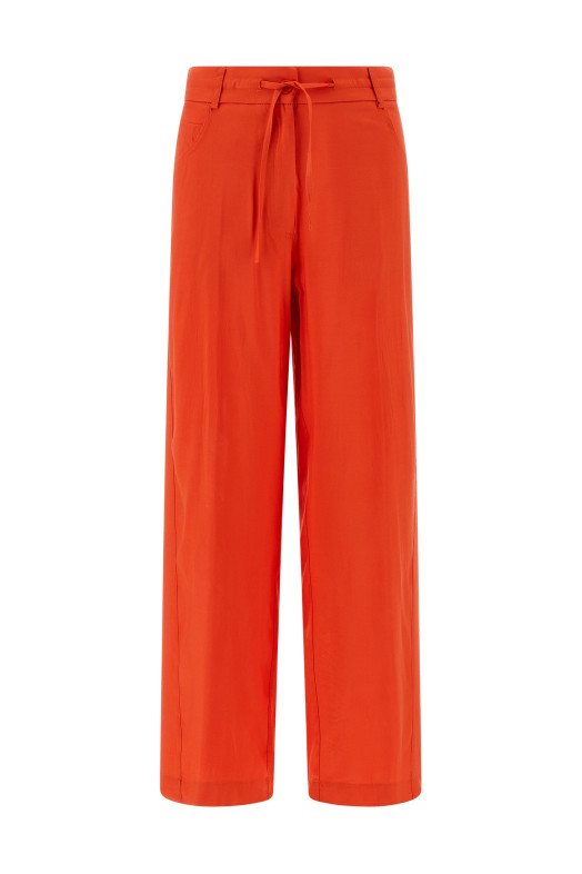 Viscose pants orange