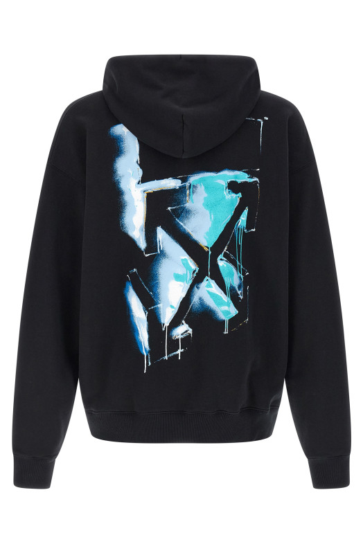 '3D Spray Arrow Skate' hoodie Black