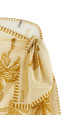 'Jungle' sarong skirt Beige