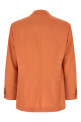 Mouliné canvas blazer orange