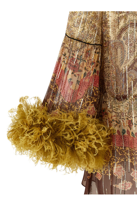 Valentino Garavani 'Voyage Imaginaire Paisley' top Multicolor