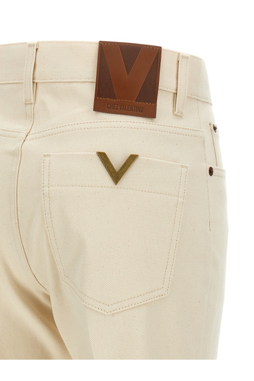 Jeans Valentino Garavani VGold Beige