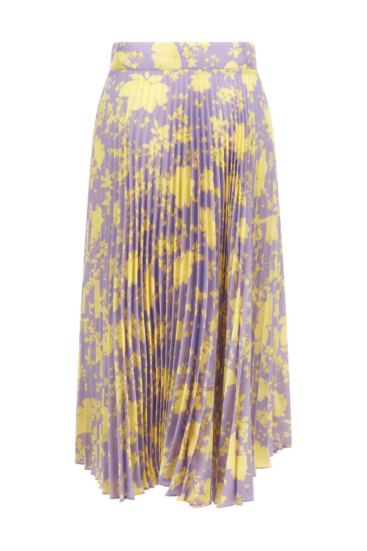 Pleated skirt Purple
