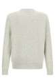 Logo embroidery sweatshirt Gray