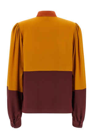Color-block blouse Multicolor