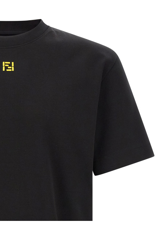 Embroidery t-shirt Black