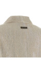 Lamé thread blazer Beige