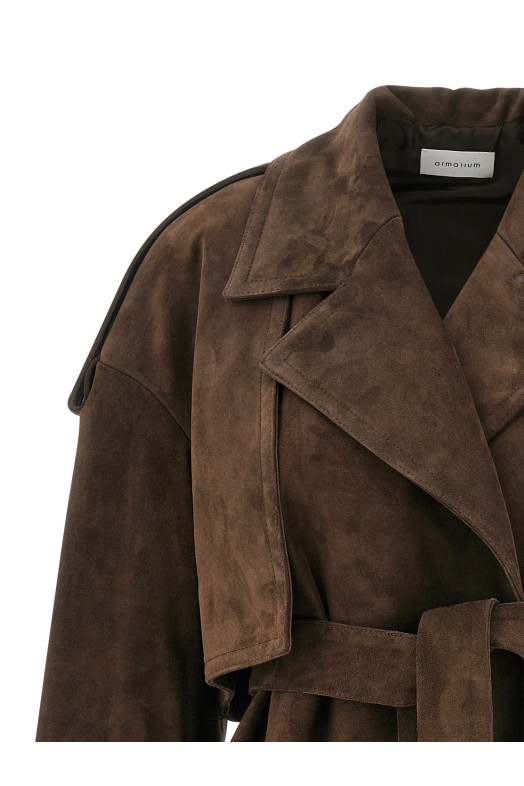 'Flaminia' trench coat Brown