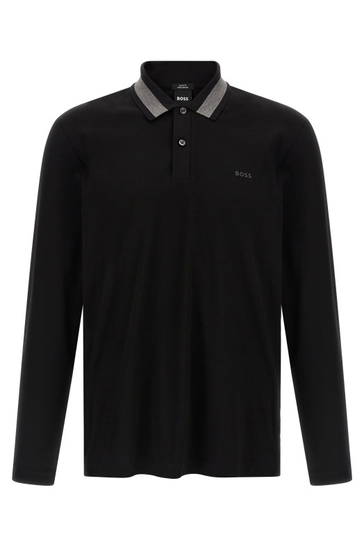 'H-Pleins 200' polo shirt Black