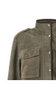 Couture suede jacket Gray