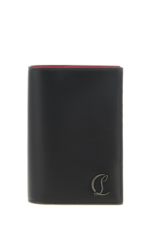 'Mooncrest' passport holder Black