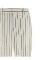 Striped pants White
