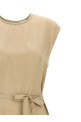 Fluid viscose dress Beige