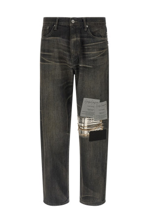 Yohji Yamamoto 'Savege denim' jeans × NH  Black