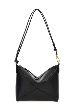 'Puzzle Fold' pouch Black