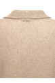 Sequin polo shirt Beige