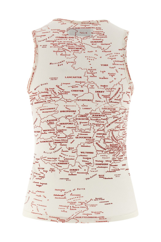 'Horses 90's Vest' top White