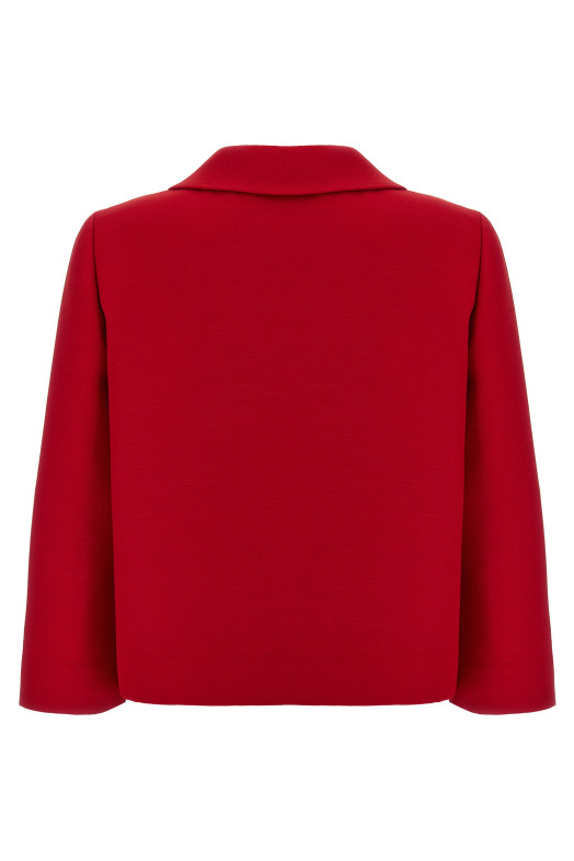 Blazer Valentino Garavani Crepe Couture Red