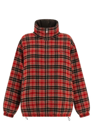 Reversible front logo down jacket Multicolor