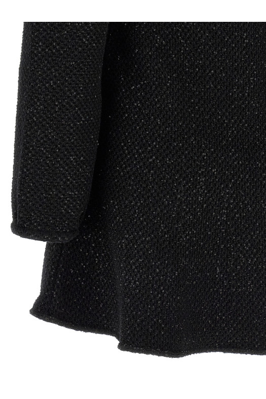 'Black Sequin Knit Mini' dress Black