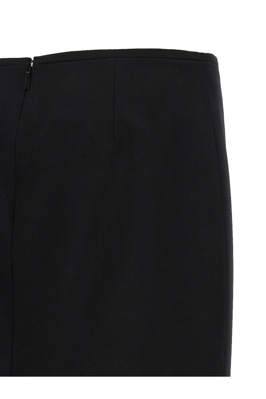 Midi skirt Black