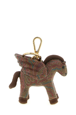 'Pegaso' keyring Brown