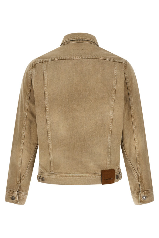 Denim jacket Beige