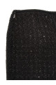 Maxi bouclé skirt Black