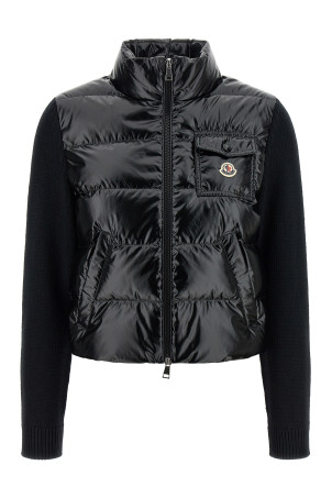 Padded cardigan Black