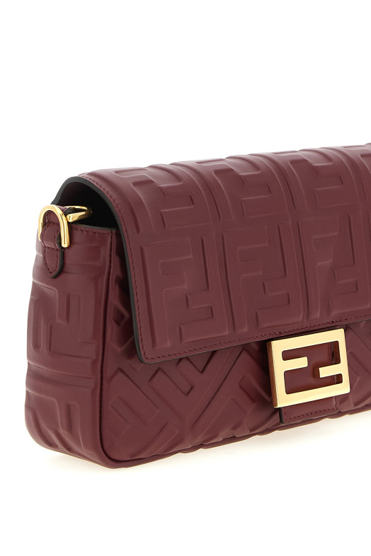'Baguette®' medium shoulder bag Bordeaux