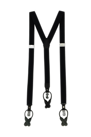 Leather braces Black