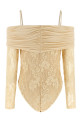 'Rebellion' bodysuit Beige