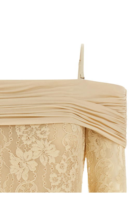 'Rebellion' bodysuit Beige