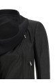 'Scarf Biker' jacket Black