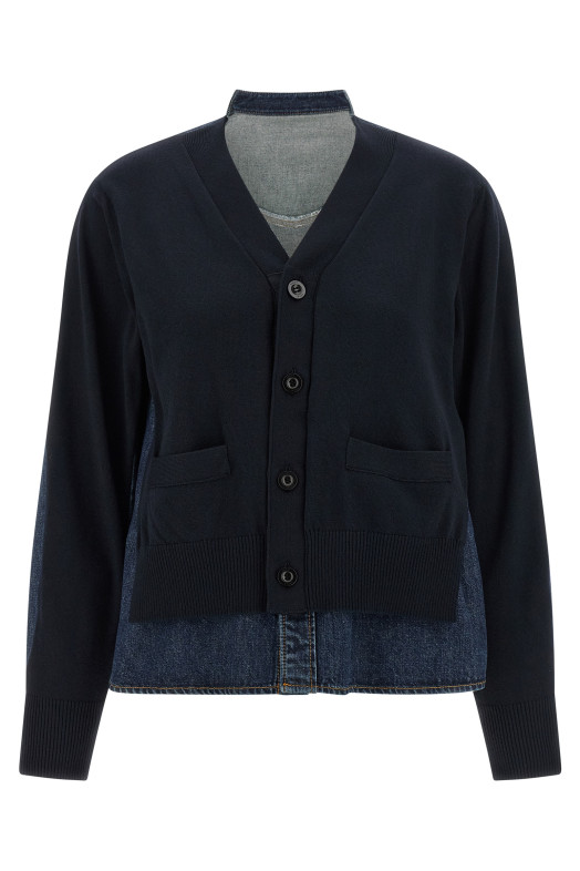 Shirt cardigan Blue