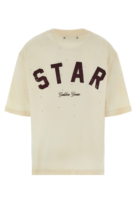 Crystal t-shirt Beige