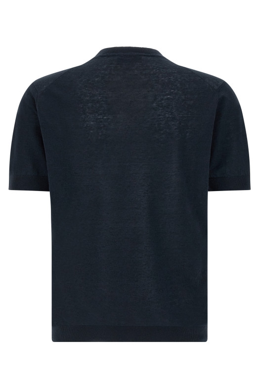 'Ice Lino' sweater Blue