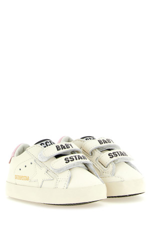 'Baby School' 2-pack sneaker + socks set Pink