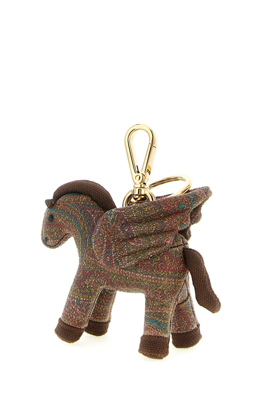 'Pegaso' keyring Brown