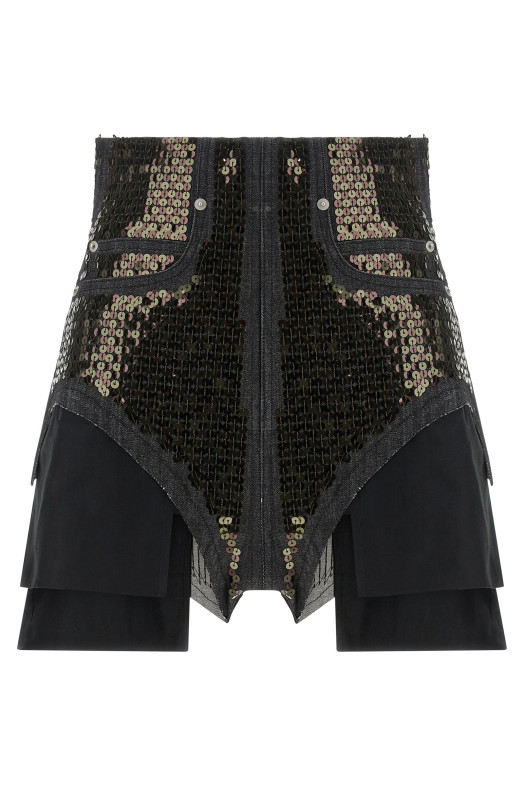 'Dirt Cuoffs' shorts Black