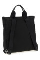 Re-Nylon and Saffiano backpack shopping bag Black