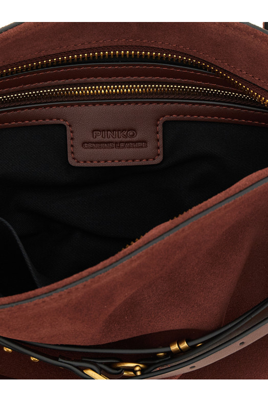 'Belt' medium shoulder bag Bordeaux