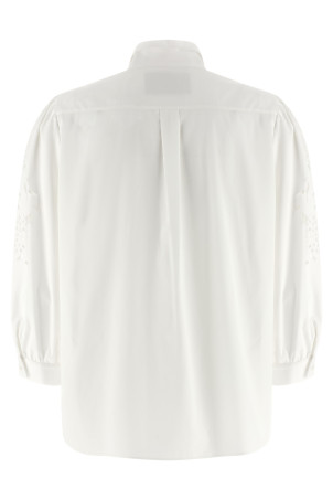 Shirt Valentino Garavani embroidered Sangallo White
