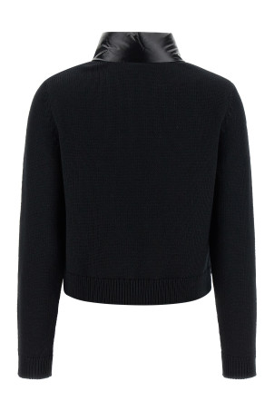 Padded cardigan Black