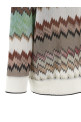 Snake lamé viscose cardigan Multicolor