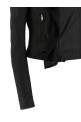 'Scarf Biker' jacket Black