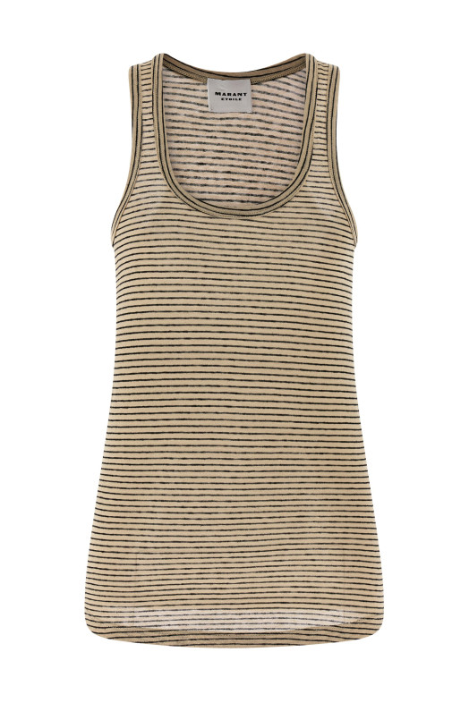 'Thea' tank top Beige
