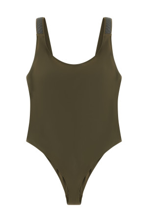 'Precious Details' one-piece swimsuit Green